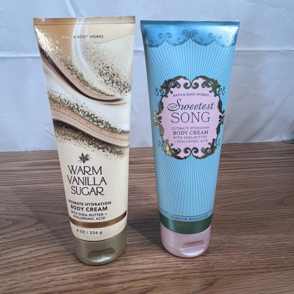 Bath Body Works Warm Vanilla Sugar Sweetest Song Ultimate Hydration Body‎ Cream